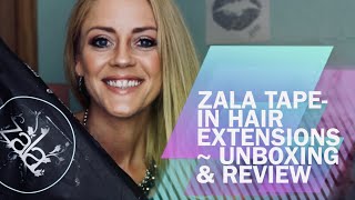 Zala Tape In Extensions Unboxing & Review- 20 Inch Honey Beach Highlights Tape In Extentions