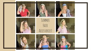 My Summer Hair Accessories! || + Outfits I Pair Them With
