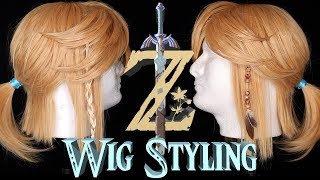 How I Styled My Link Cosplay Wig! | Wig Styling Tutorial