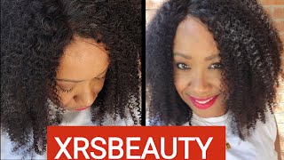 Wownew Kinky Curly Wig For Beginners!Invisible Lace, No Work Needed!Ft.Xrsbeauty Hair