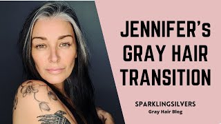 Gray Hair Transition Story | Jennifer