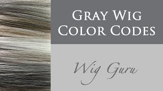 Gray Wigs - Color Codes & How To Choose