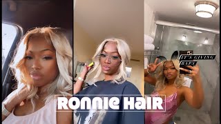 The Perfect Ash Blonde For Dark Skin | Ronnie Hair