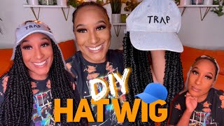 Easy Diy Passion Twist Hat Wig | The Janet Collection X Dopeaxxpana
