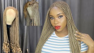 Let'S Make A Braid Wig Together! Middle Part 2- Layered Tribal Feed In Braids Wig |Ammie N
