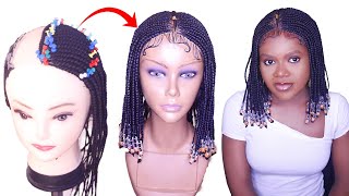 How To Make Braided Wig Using Expression Braid Extension - No Closure