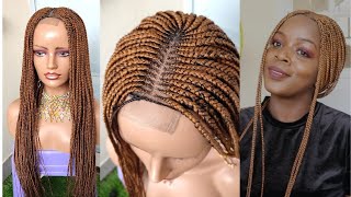 Closure  Box Braided  Wig.Lace Wig Closure Wig Straight Wig Install Wig Review Blonde Wig
