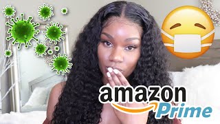 Ya'Ll I'M Sick  | Another Amazon Prime Must Have!!! Lace Front Wig | Twingodesses | Unice