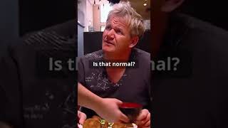 Gordon Ramsay Almost Eats Someone'S Gray Hair?! #Gordonramsay #Shorts