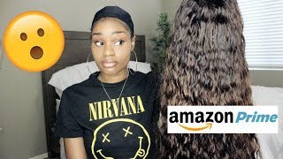 I Colored My Amazon Prime Wig & This Is What Happened!! Feat Maxine Hair