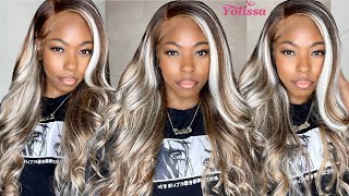 This Wig Gives Me Bratz Vibes! | Brown And Blonde Highlighted Body Wave Wig | Yolissa Hair