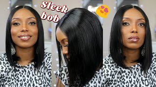 Best Affordable Bob Wig For Beginners |No Stockings | Easy Short Bob Wig Tutorial Tinashe