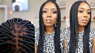 Sis  Cant Box Braid?This Box Braids Wig Will Change Your Life|Neat & Sleek