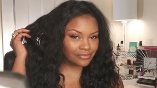 Wand Curling My Natural Hair And U-Part Wig + Chit Chat