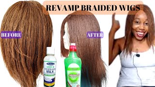 How To Revamp Braided Wigs #Revamp #Wigs #Braids