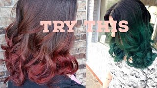 How To Change Red Hair To Green Hair