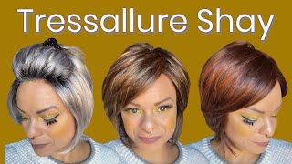 Shay By Tressallure In 3 Colors | Sheer Plum, Dark Gray Smoke, & Honey Bean