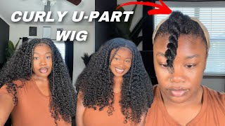 Easy & Natural U-Part Wig Install For Beginners |  No Lace No Glue! | Asteria Hair