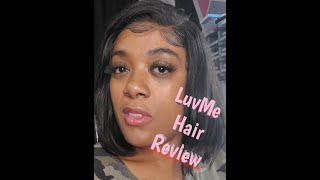 Luvme Hair Review 10Inch Deep Side Part Bob Frontal #Luvmehairreview #Boblacefrontalreview #Lacewig