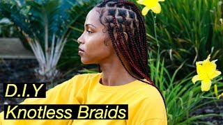 Easy Knotless Braids // Beginner Friendly