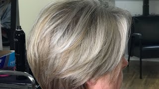 How To Formulate Toner For Gray  Hair | Transiting Client Back To Her Natual Gray Hair