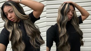 The Perfect Bombshell Highlight Wig | Install + Cut + Style | Ft. Megalook Hair *Black Friday Sale*