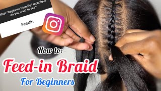 How To Feed-In Braid (Cornrows) For Beginners | Back To The Basics Ep. 3 | Jas Mcqueen
