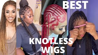 How To: Diy Knotless Braid Wig With Frontal