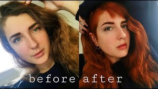 Brown To Copper Red Hair | L'Oreal Hicolor Sizzling Copper & Red Fire