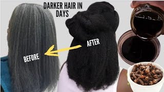 Spary Everyday To Darken And Grow Gray Hair Permanently And Naturally Fast