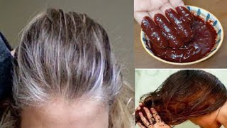 Gray Hair Natural Dye With Coffee Cinnamon | Get Rid Gray Hair Naturally In Just 6 Minutes