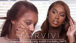 Invisible Skin Melt Hd Lace| No Baby Hair Beginner Lace Wig Install | Hairvivi