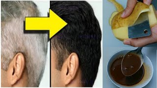 White Hair  Black Hair Naturally Permanently In 4 Minutes | Gray Hair Dye With Potato | Phmhng`Kk`N