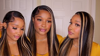 Black Friday Big Sale You Need This Balayage Frontal Wig For The Holidays | Megalook Hair