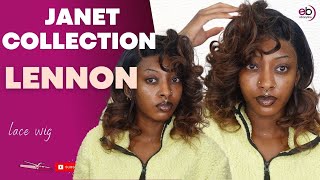 Janet Collection Premium Synthetic Melt Hd 13X6 Swiss Lace Front Wig - Lennon |Ebonyline.Com