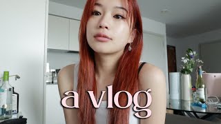 Living Alone In London | Pilates, How I Maintain My Red Hair, Study Date