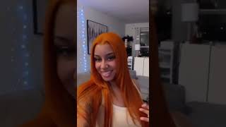 Wavymy Straight Ginger Orange Color 13X4 Lace Front Wig| Ft. Wavymy Hair