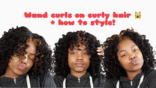 Wand Curls On Curly Hair Plus 3 Ways To Style Bob Wig! Ft. Best Hair Buy