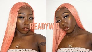 $50 Pink Wig|Affordable 13X6 Synthetic Lace Front Wig | Cr. Stallicorn
