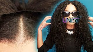 No Lace, No Glue, No Leave Out, No Time? No Problem #Quickslay| V Part Wig | Unice Hair