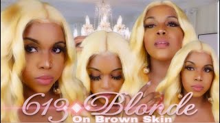 The Perfect 613 Blonde Wig Install For Brown Skin * Funmi Hair X Jenondemand