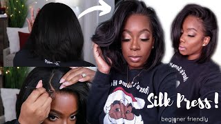  Sheesh! Natural Light Yaki Lace Front Bob |  Very Chatty Wig Install | Ft Zarzargalore | Omgqueen