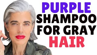 Purple Shampoo For Gray Hair | Nikol Johnson