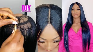 Diy: How To Make A Wig With Braided Hair (No Closure/ No Frontal) #Wigs #Noclosurewig