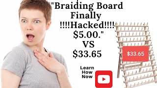 Braiding Board $5 Hack!!!!!!!