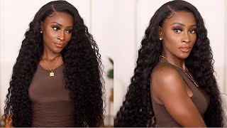 Invisible Lace? Best Loose Deep Wave Wig| Wiggins Hair