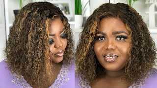 |Start To Finish| How To Install & Style This Highlights Curly Bob Wig. 2020 | Ft. Premier Lace Wigs