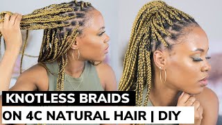 How To Do Knotless Box Braids  Yourself | Beginner Friendly  Detailed Tutorial