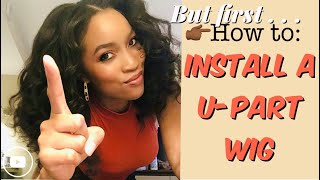 How To Install A Kinky Straight U-Part Wig + Blending Tutorial  Super Natural Ft. Rpg Show