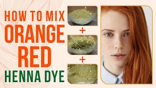 What To Mix With Henna To Get Orange Red Hair